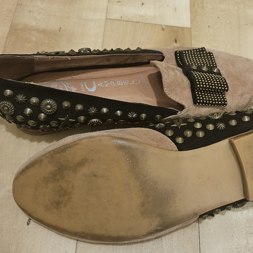 Jeffrey Campbell Elegant SB Studded Bow Flat - Picture 7 of 8